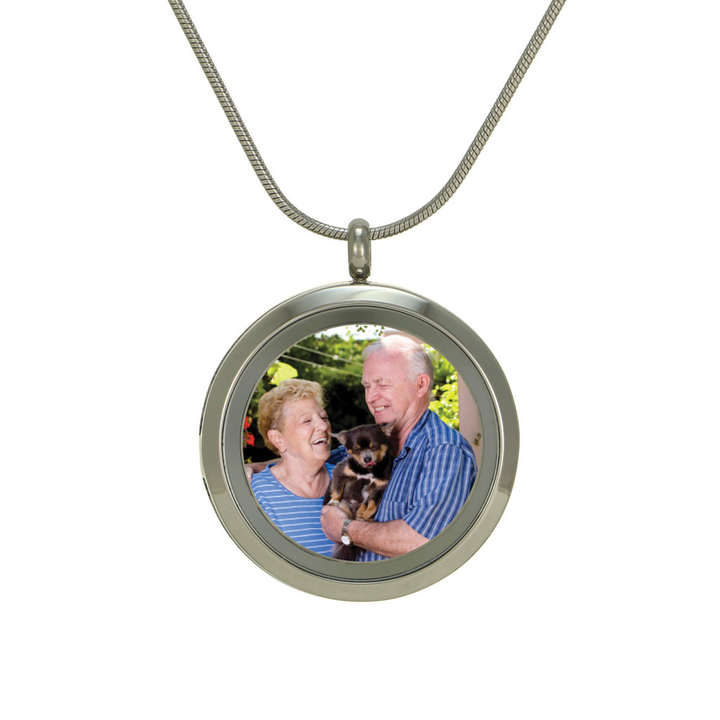 Round Pendant - Pewter Photo