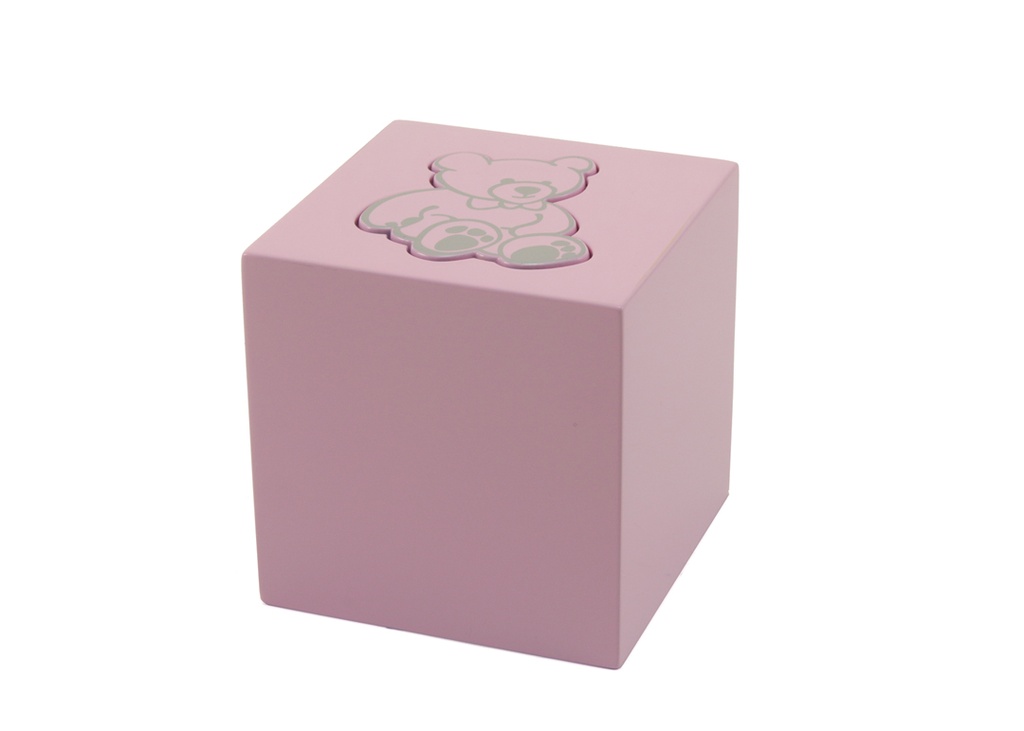 Infant Cube with Teddy Bear-Pink  