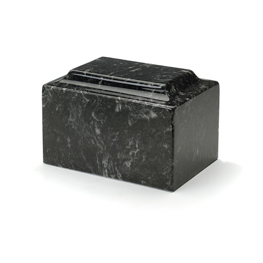 Classic Ebony Cultured Marble Urn