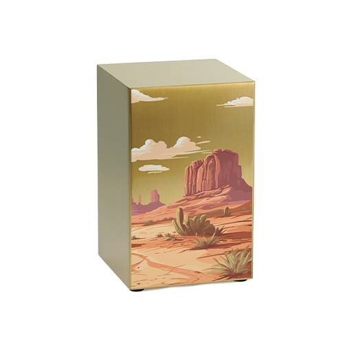 Life Canvas Desert Landscape Bronze